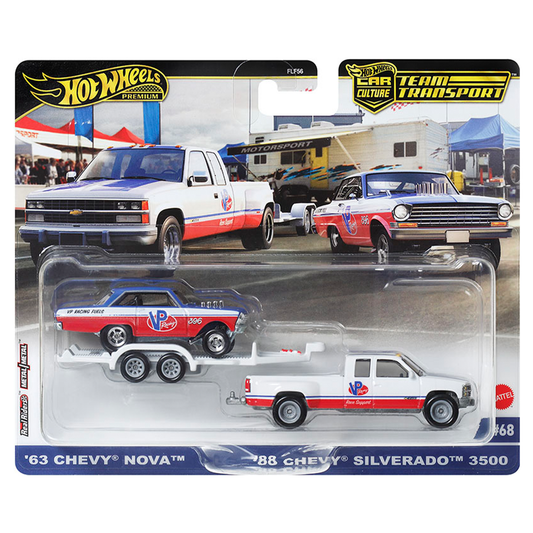 Hot Wheels Team Transport '63 Chevy Nova / '88 Chevy Silverado 3500 #68