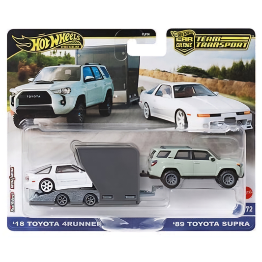 Hot Wheels Team Transport Toyota 4 Runner w/ Toyota Supra #72