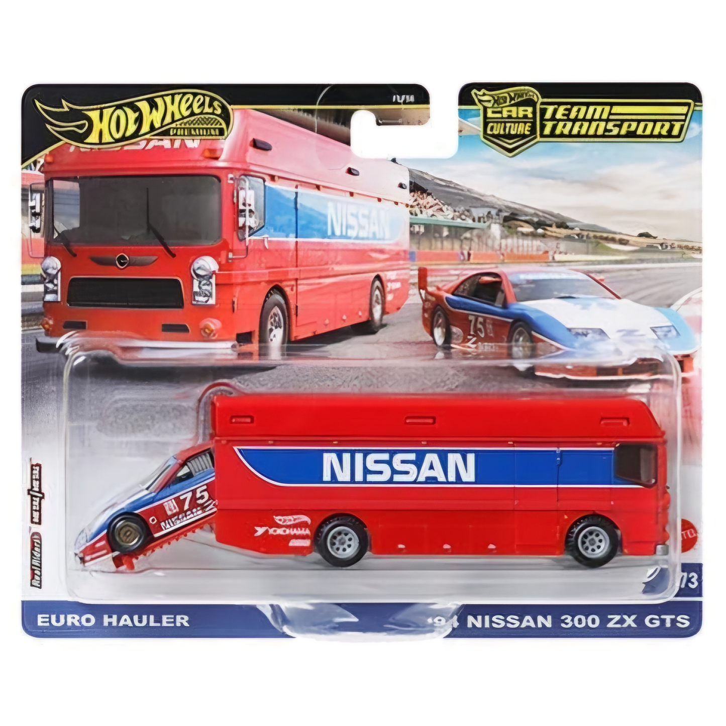 Hot Wheels Team Transport Nissan 300 ZX / Euro Hauler #73