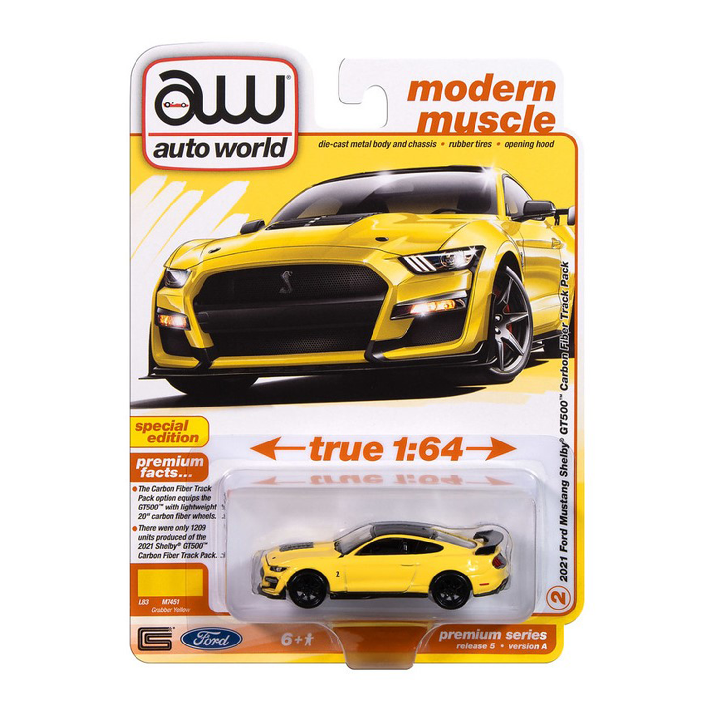 Auto World 2021 Ford Mustang Shelby GT500 Track Pac