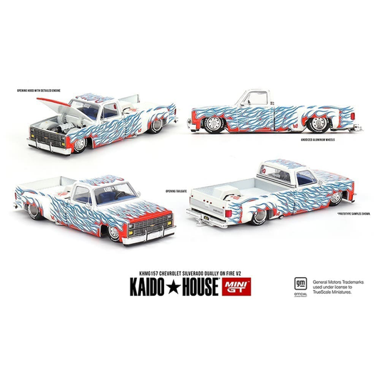 Kaido House Chevrolet Silverado Dually on Fire V2