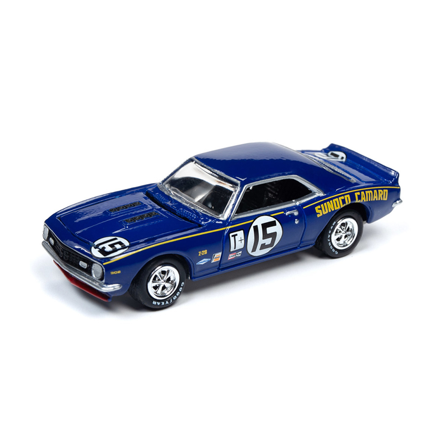 Johnny Lightning Diorama – 3D Sunoco Filling Up For Today’s Race! 1967 Chevrolet Camaro