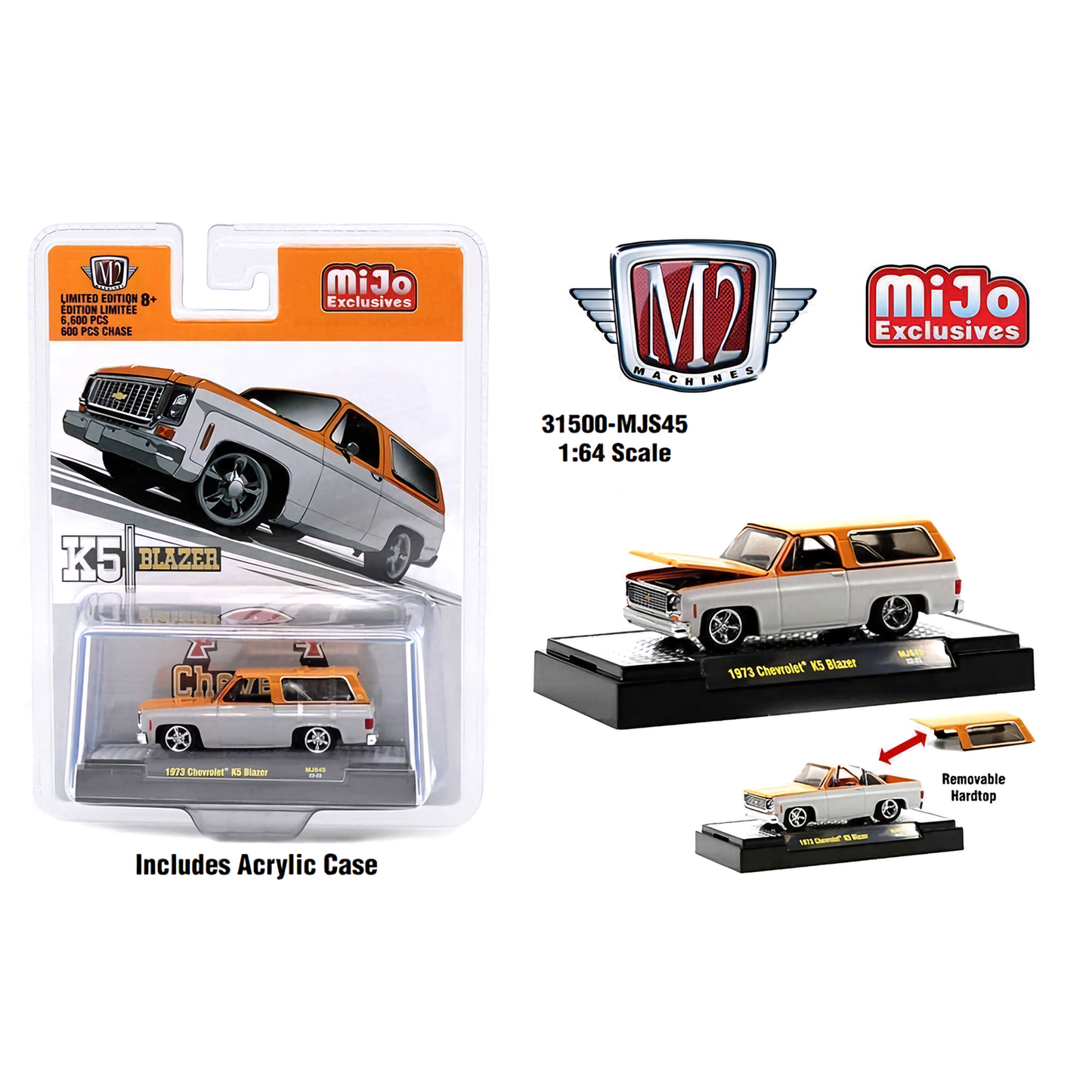 M2 1973 Chevrolet K5 Blazer with Removable Hardtop