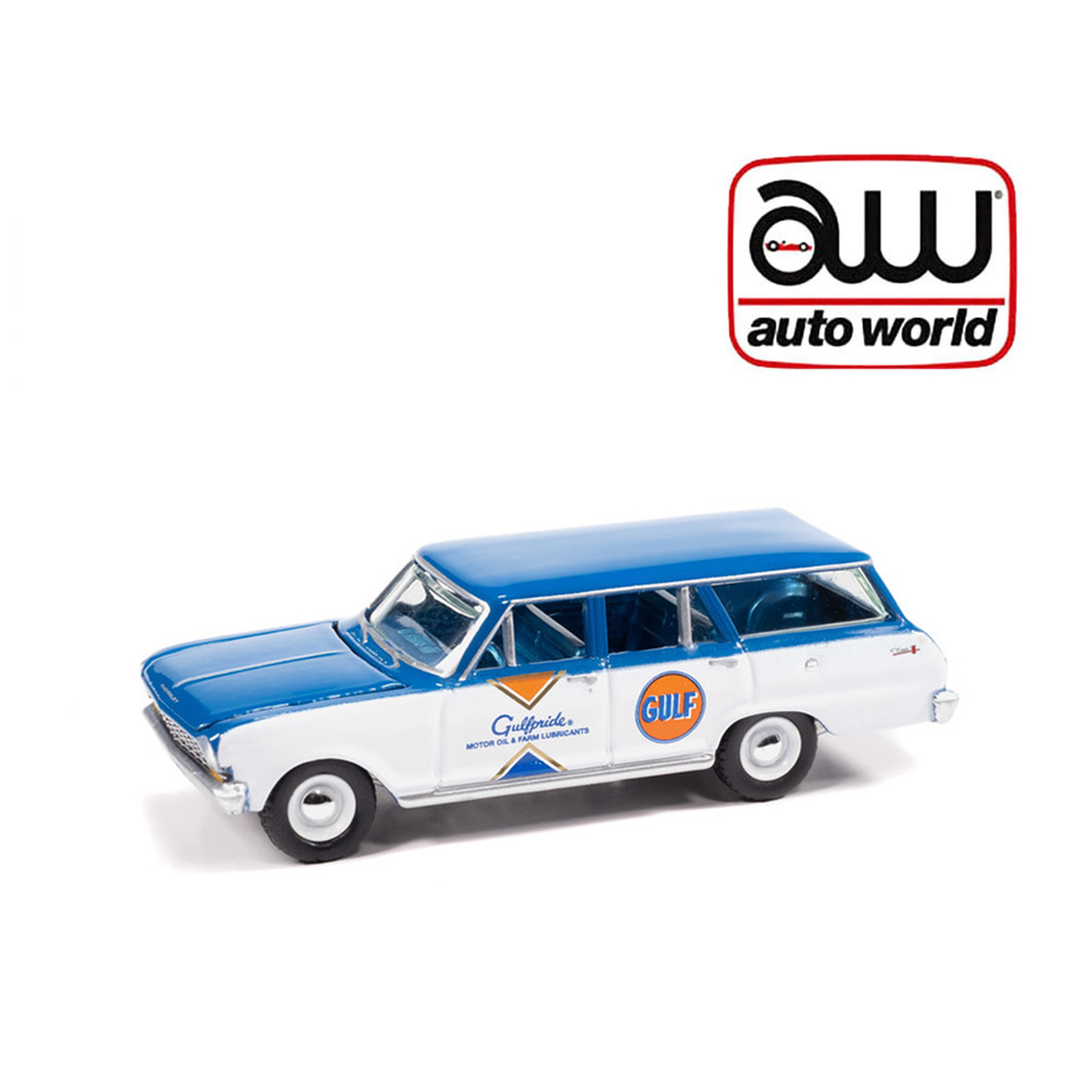 Auto World 1963 Chevrolet II Nova Wagon GULF