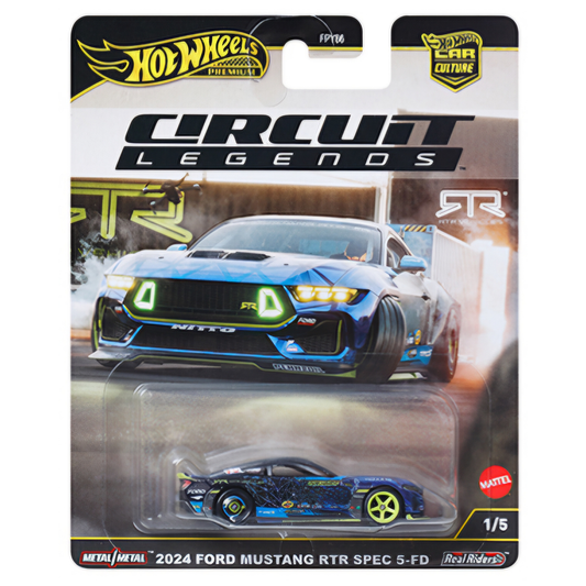 Hot Wheels Circuit Legends ’24 Ford Mustang RTR Spec 5-FD