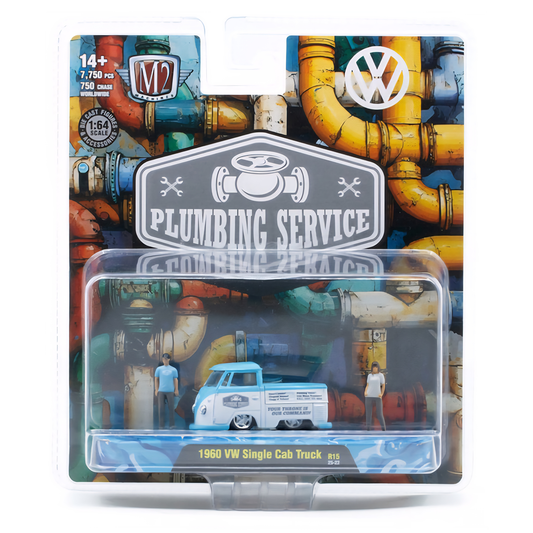 M2 Diorama 1960 VW Single Cab Truck “Plumbing Service”