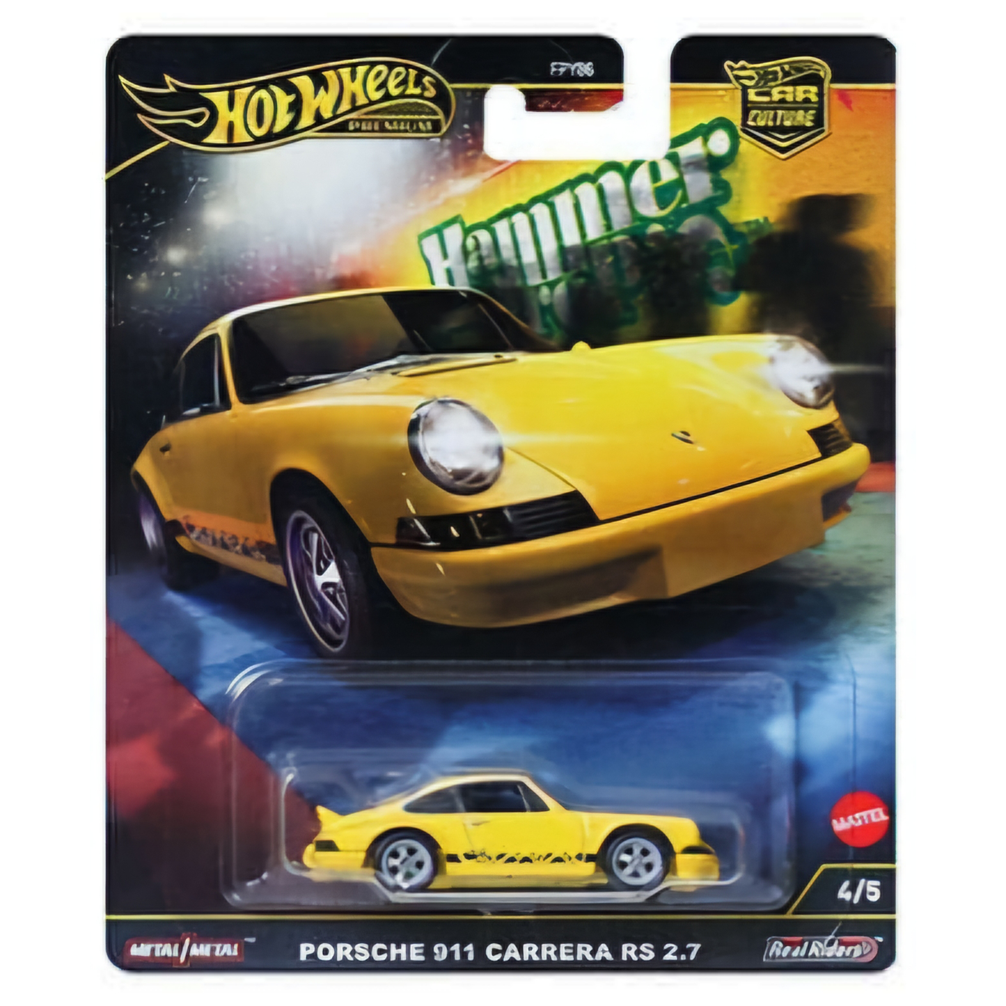 Hot Wheels Hammer Drop Porsche 911 Carrera RS 2.7