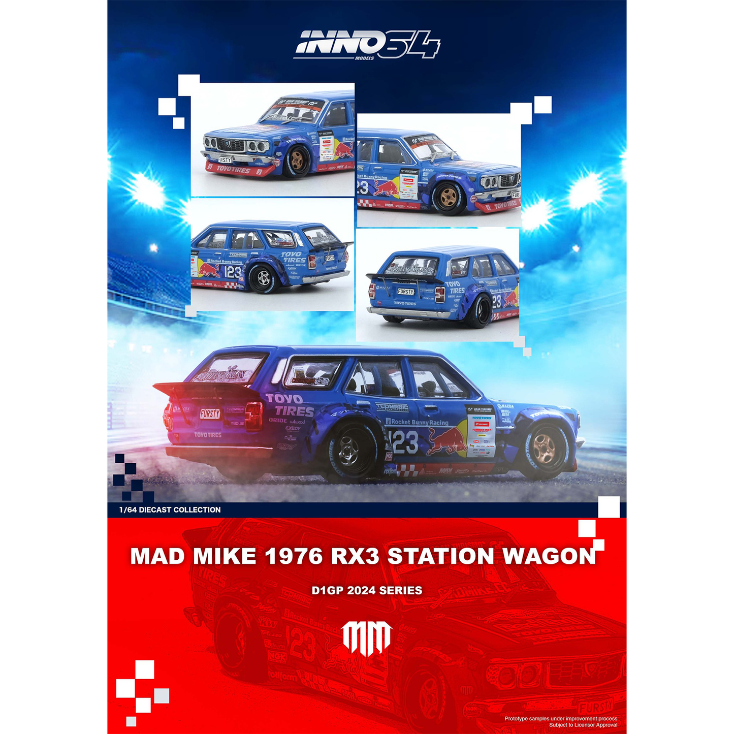 Inno64 Mazda RX-3 Wagon