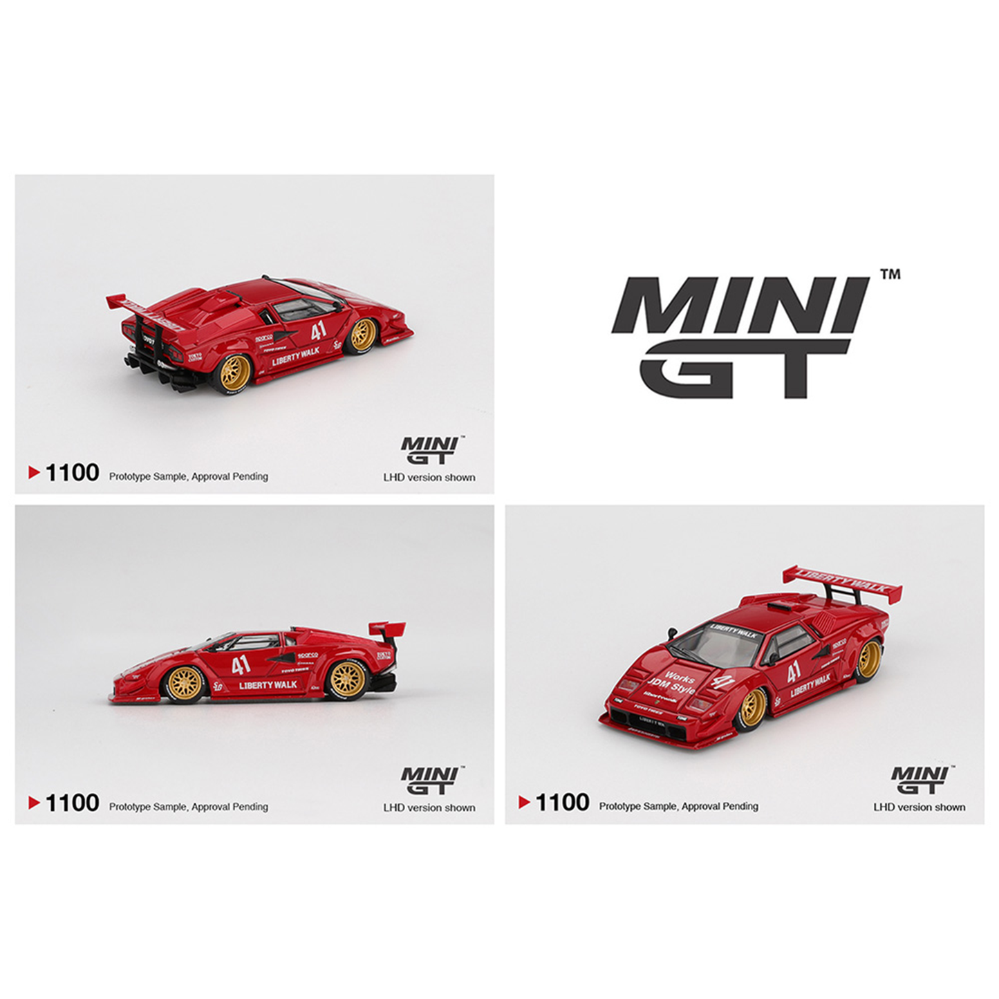 Mini GT Lamborghini Countach LB-WORKS