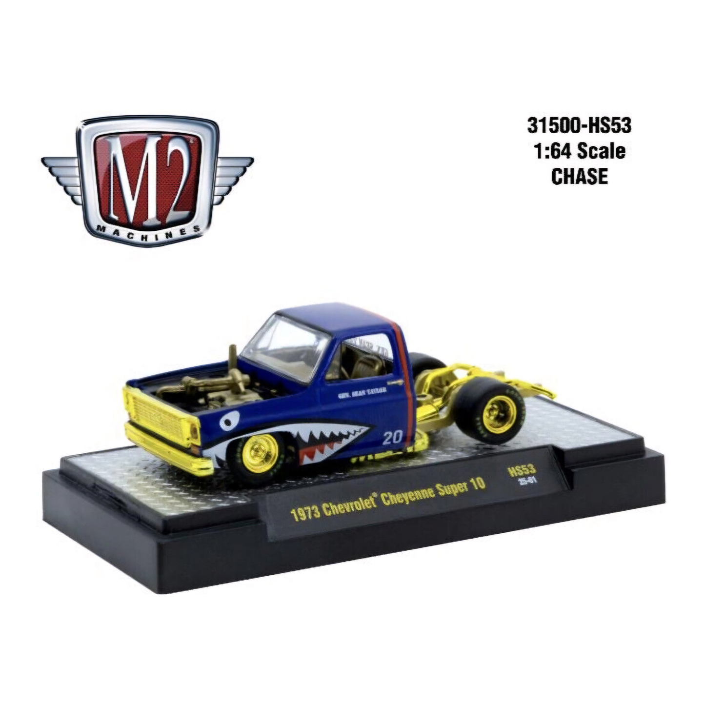 M2 1973 Chevrolet Cheyenne Super 10 Bedless Truck - CHASE