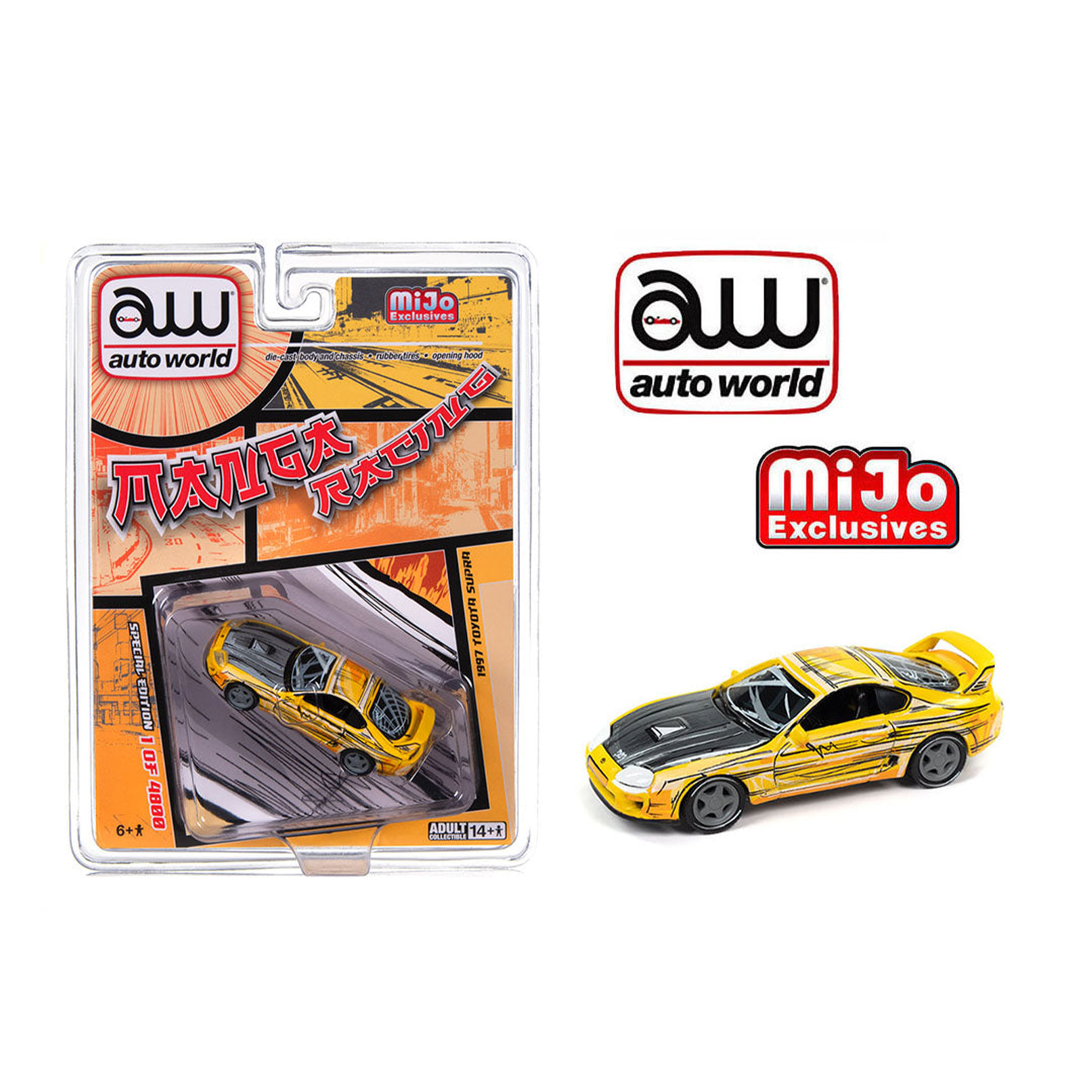 Auto World 1997 Toyota Supra Manga Art