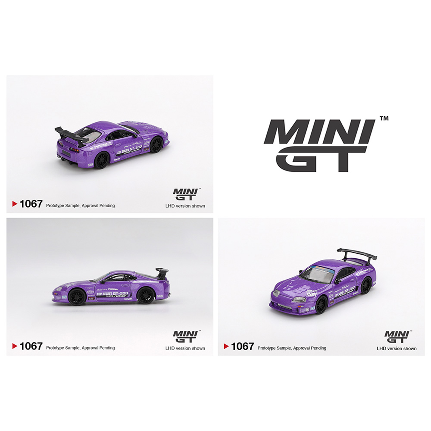 Mini GT Toyota Supra (A80) Top Secret GT-300 Top Secret