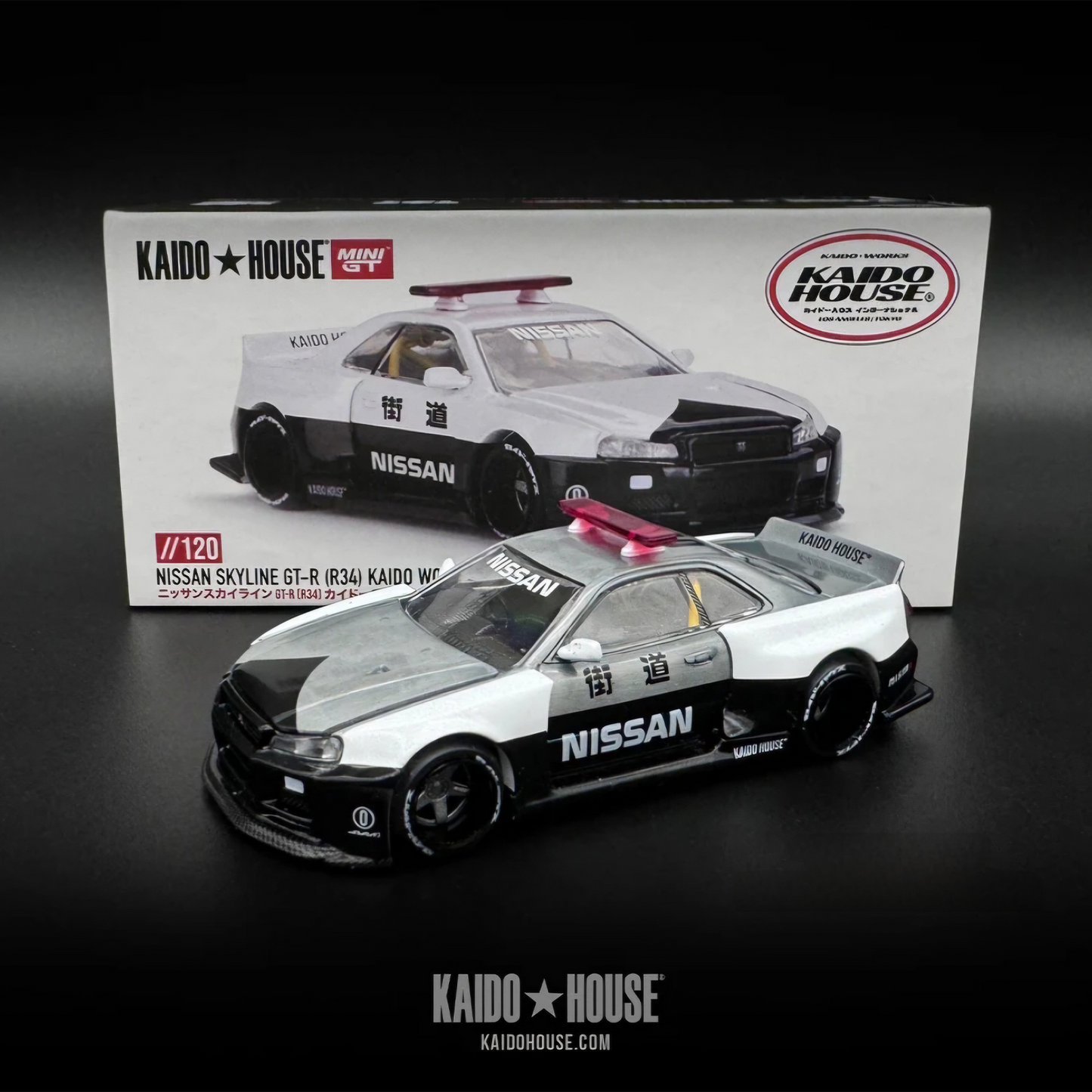 Kaido House Nissan Skyline GT-R R34 Kaido Works (V2 Aero) Police - CHASE