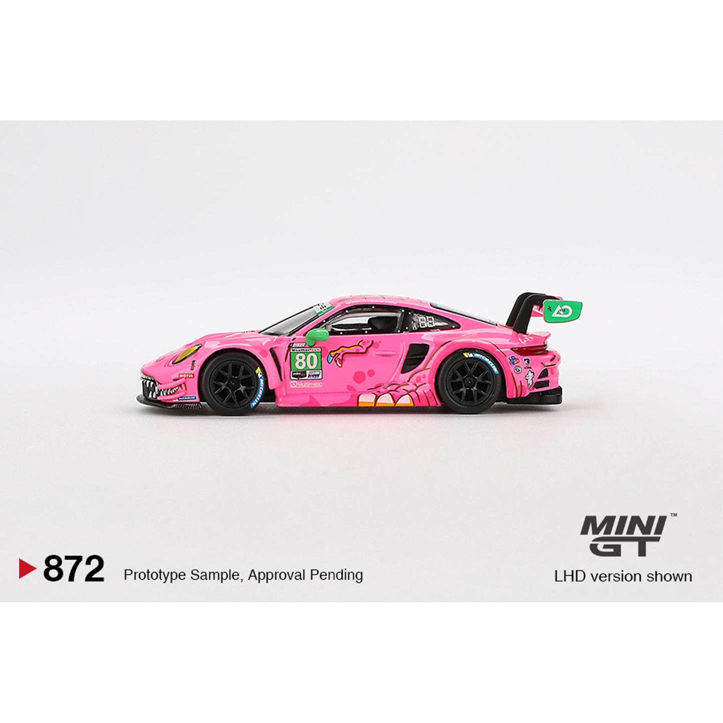 Mini GT Porsche 911 GT3 R #80 AO Racing 2023 IMSA VIRginia