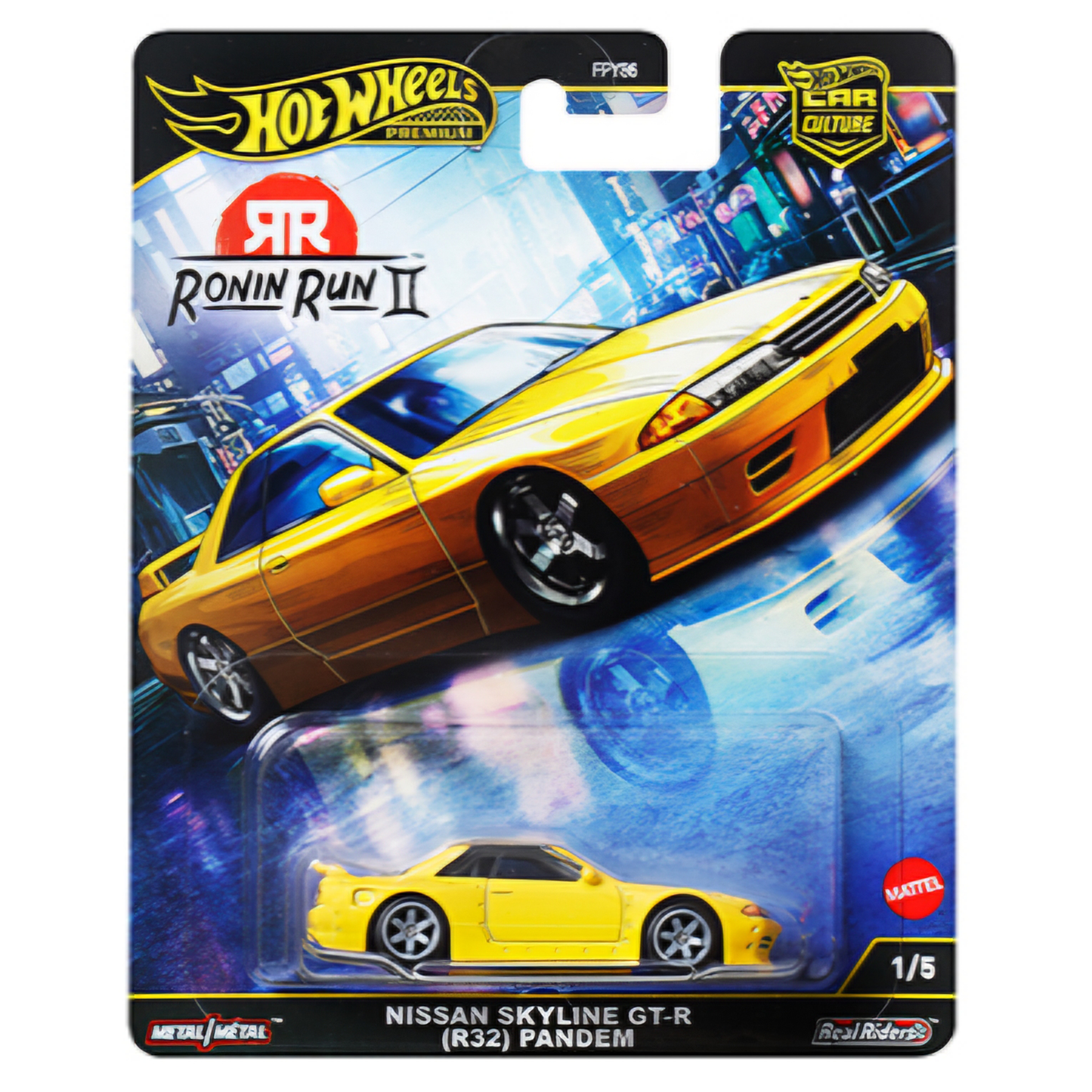 Hot Wheels Ronin Run ll Nissan Skyline GT-R (R32) Pandem