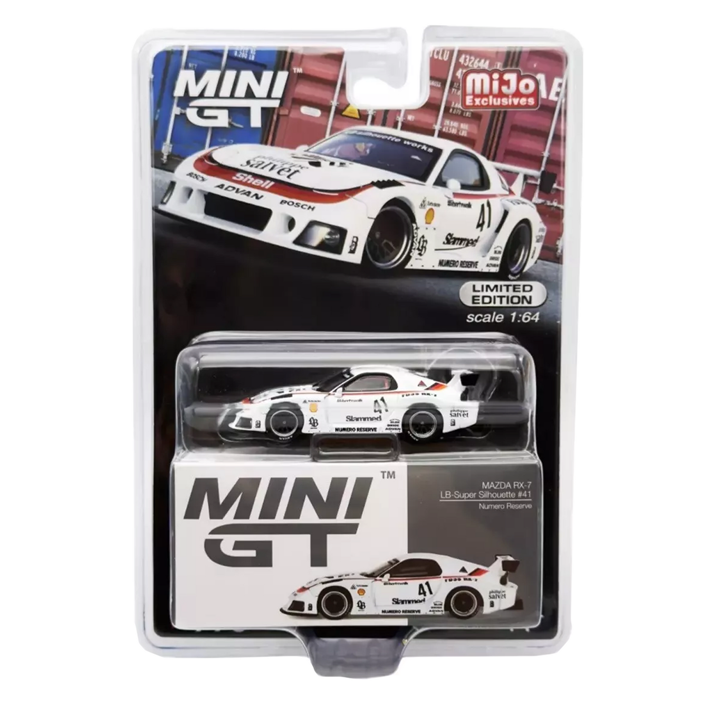 Mini GT Mazda RX-7 LB-Super Silhouette #41 Numero Reserve