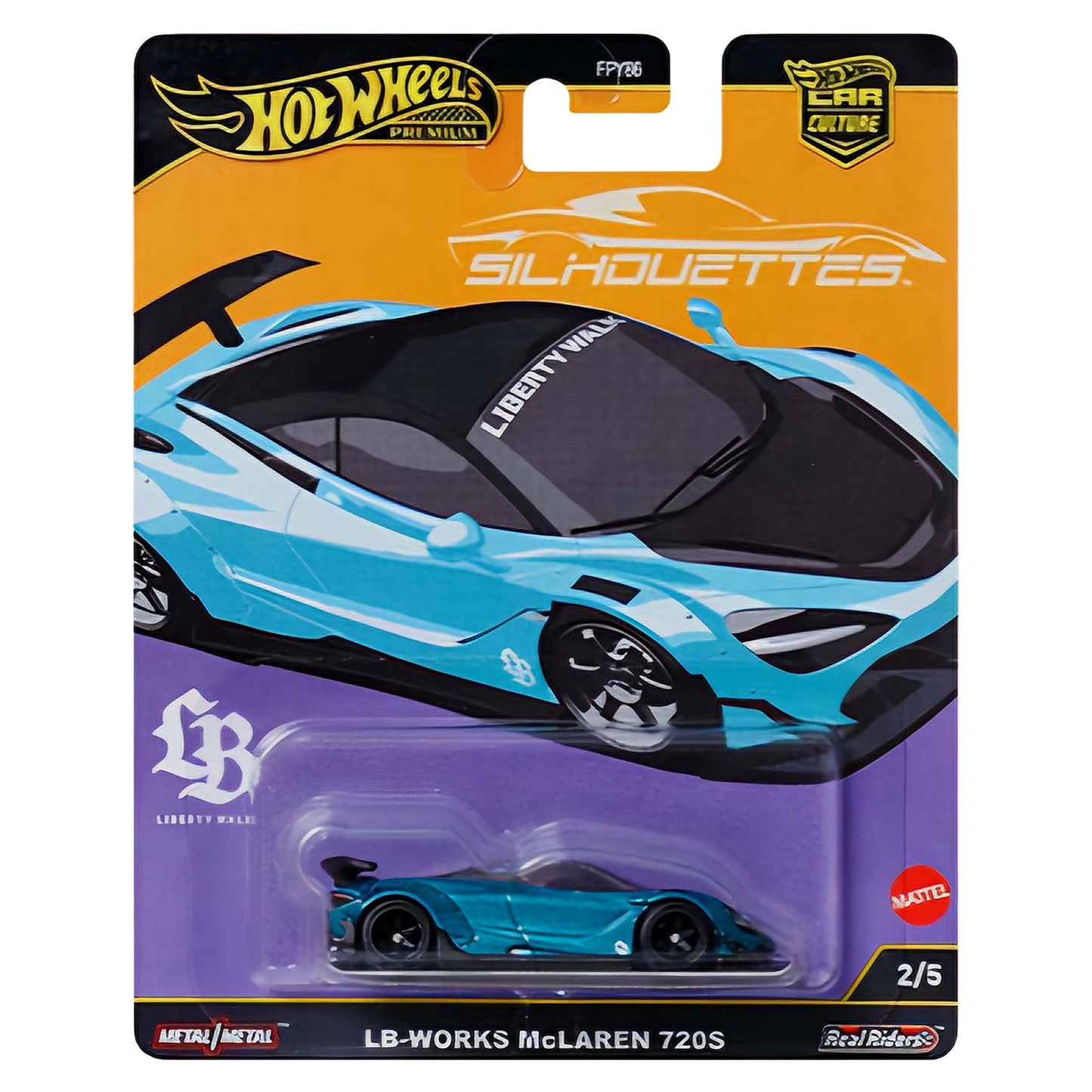 Hot Wheels Car Culture 2025 Set G SILHOUETTES - 5 CAR SET