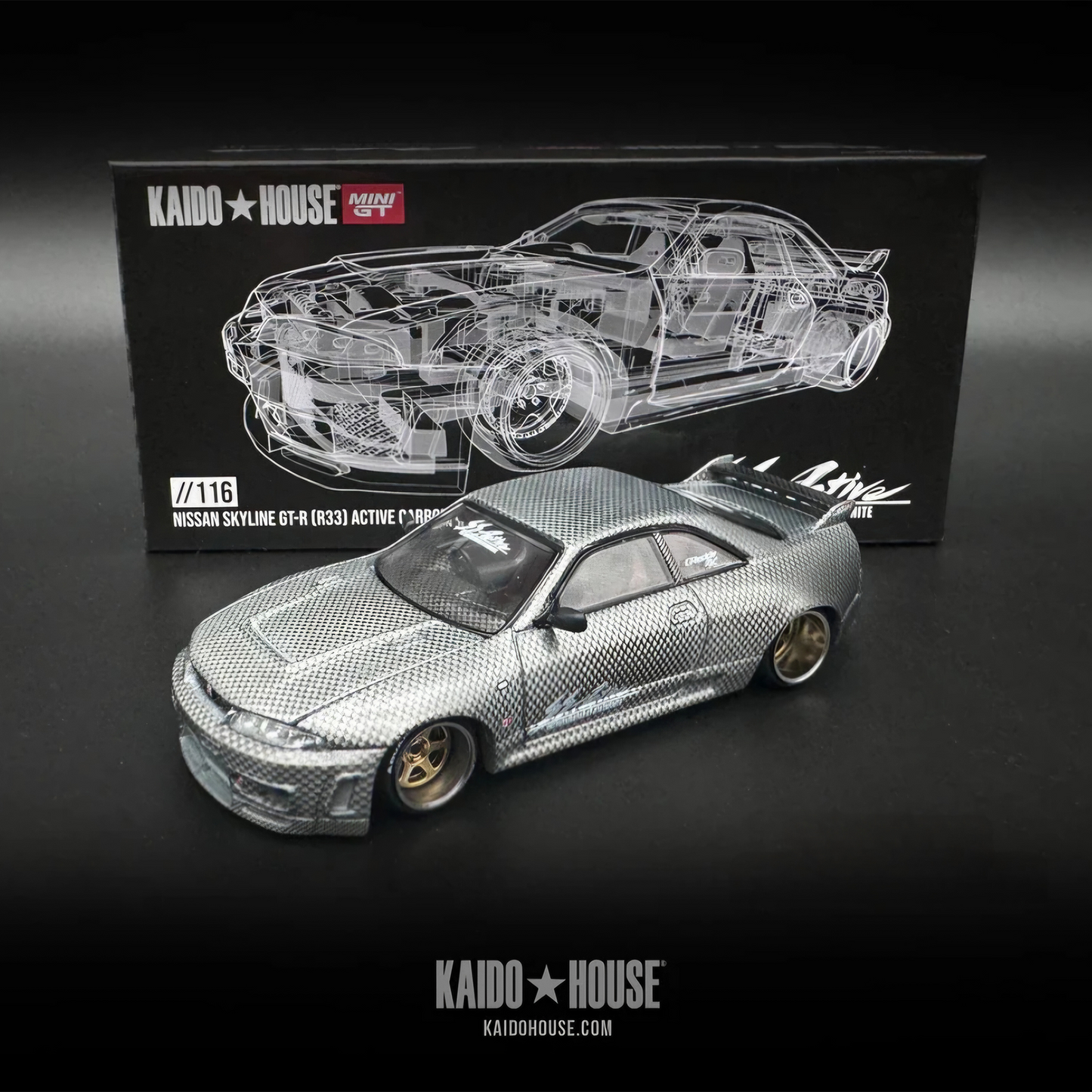 Kaido House Nissan Skyline GT-R R33 Active Carbon R - CHASE