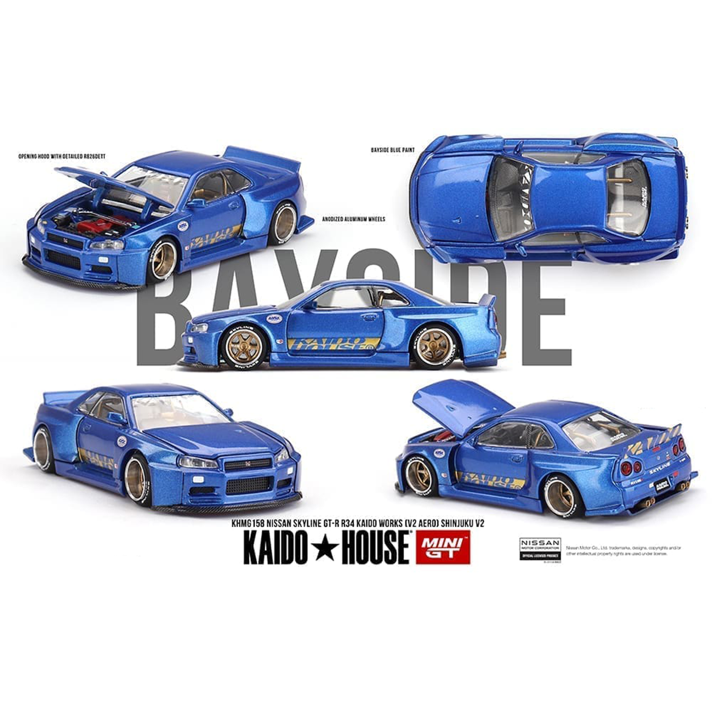 Kaido House Nissan Skyline GT-R R34 Kaido Works (V2 Aero) SHINJUKU V2