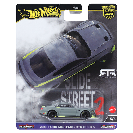 Hot Wheels Slide Street ll 2018 Ford Mustang RTR Spec 5