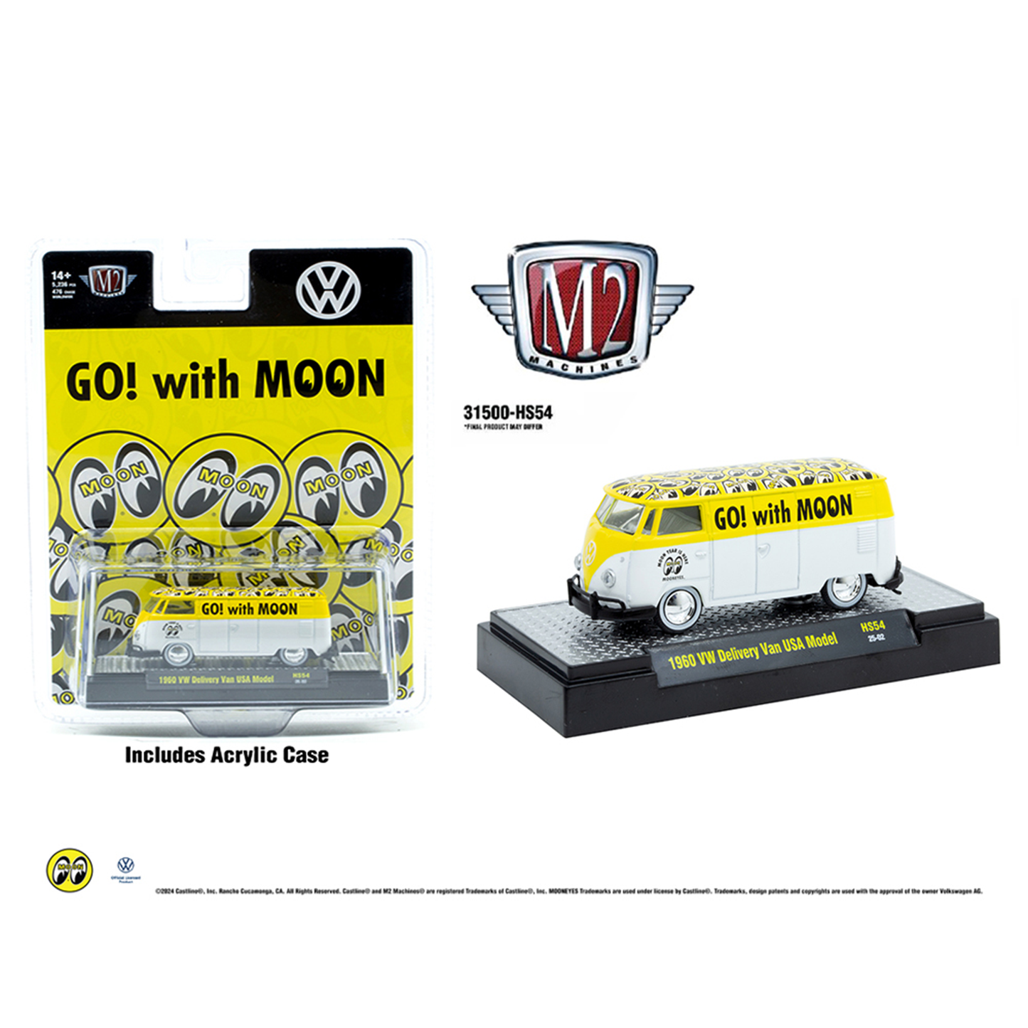 M2 1960 Volkswagen Delivery Van, USA Model Mooneyes