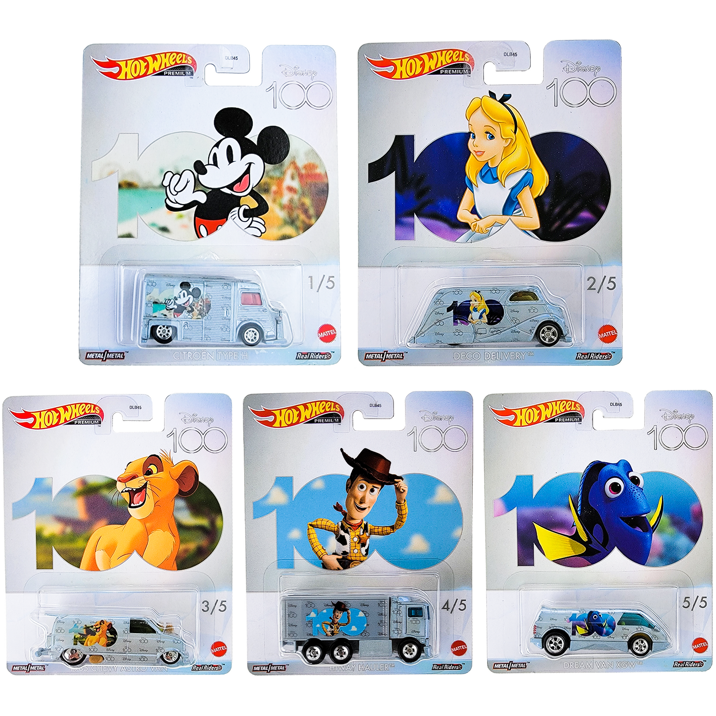 Hot Wheels Disney 100th Anniversary 2023 YOU PICK OrlandoCityDiecast