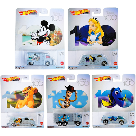 Hot Wheels Disney 100th Anniversary 2023 - YOU PICK