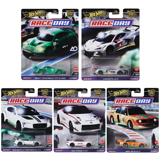 Hot Wheels Car Culture 2024 Set D RACE DAY - 5 CAR SET