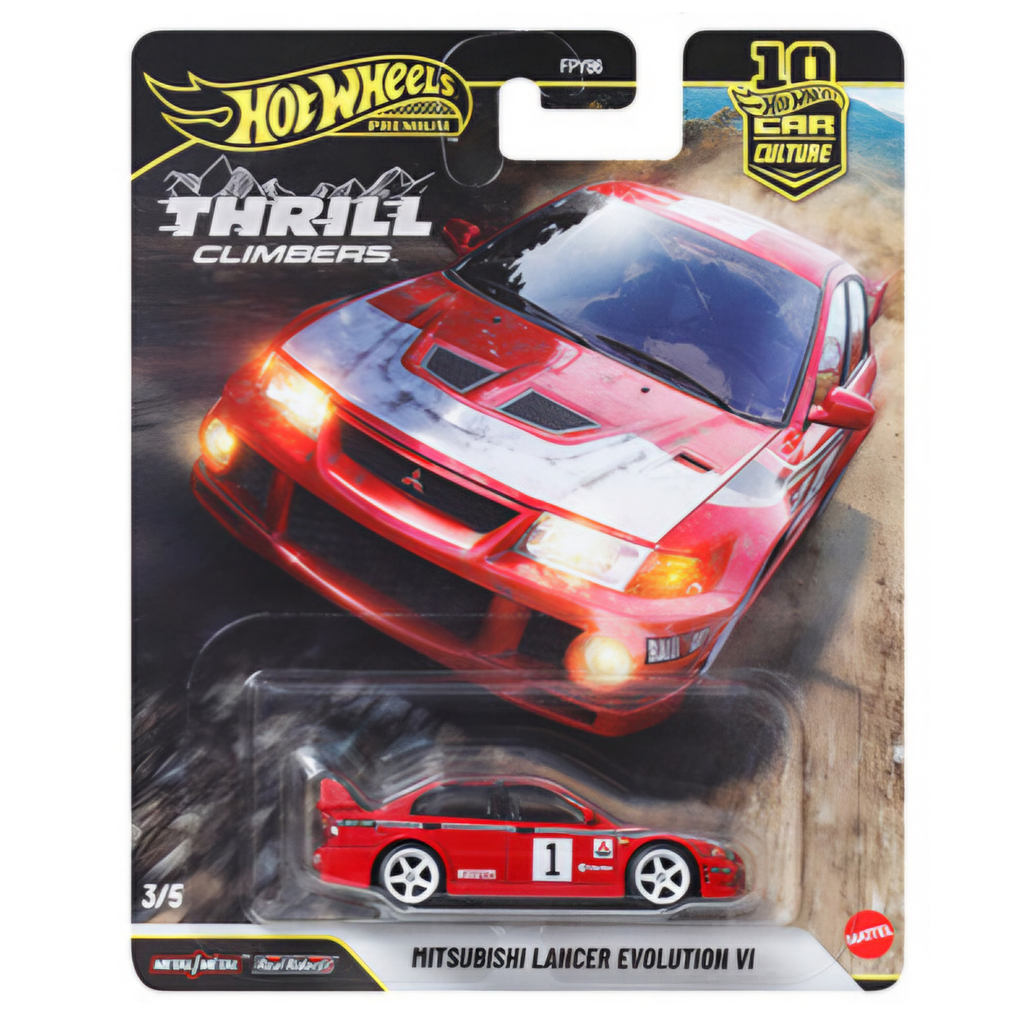 Hot Wheels Thrill Climbers Mitsubishi Lancer Evolution VI