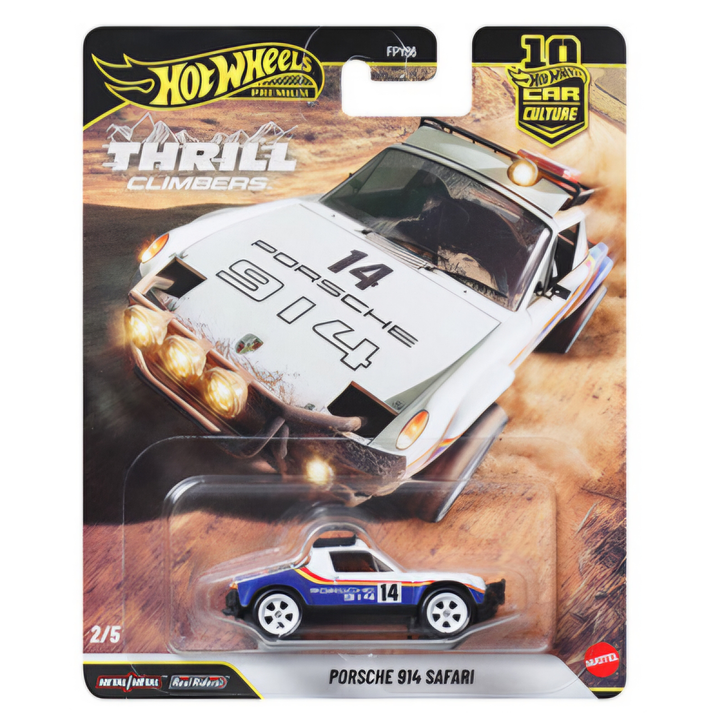 Hot Wheels Thrill Climbers Porsche 914 Safari
