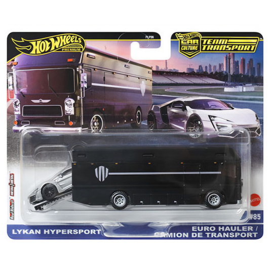 Hot Wheels Team Transport Lykan Hypersport / Euro Hauler #85