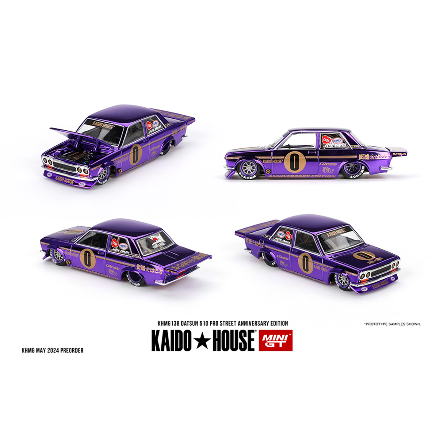 Kaido House X Mini GT Datsun 510 Pro Street Anniversary Edition