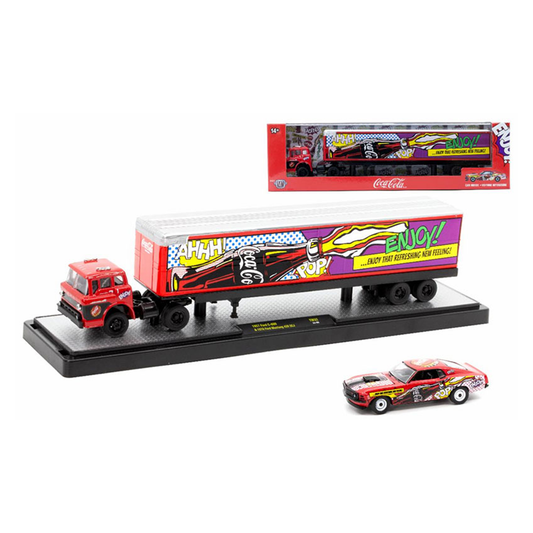 M2 Machines 1957 Ford C-600 / 1970 Ford Mustang 428 SCJ