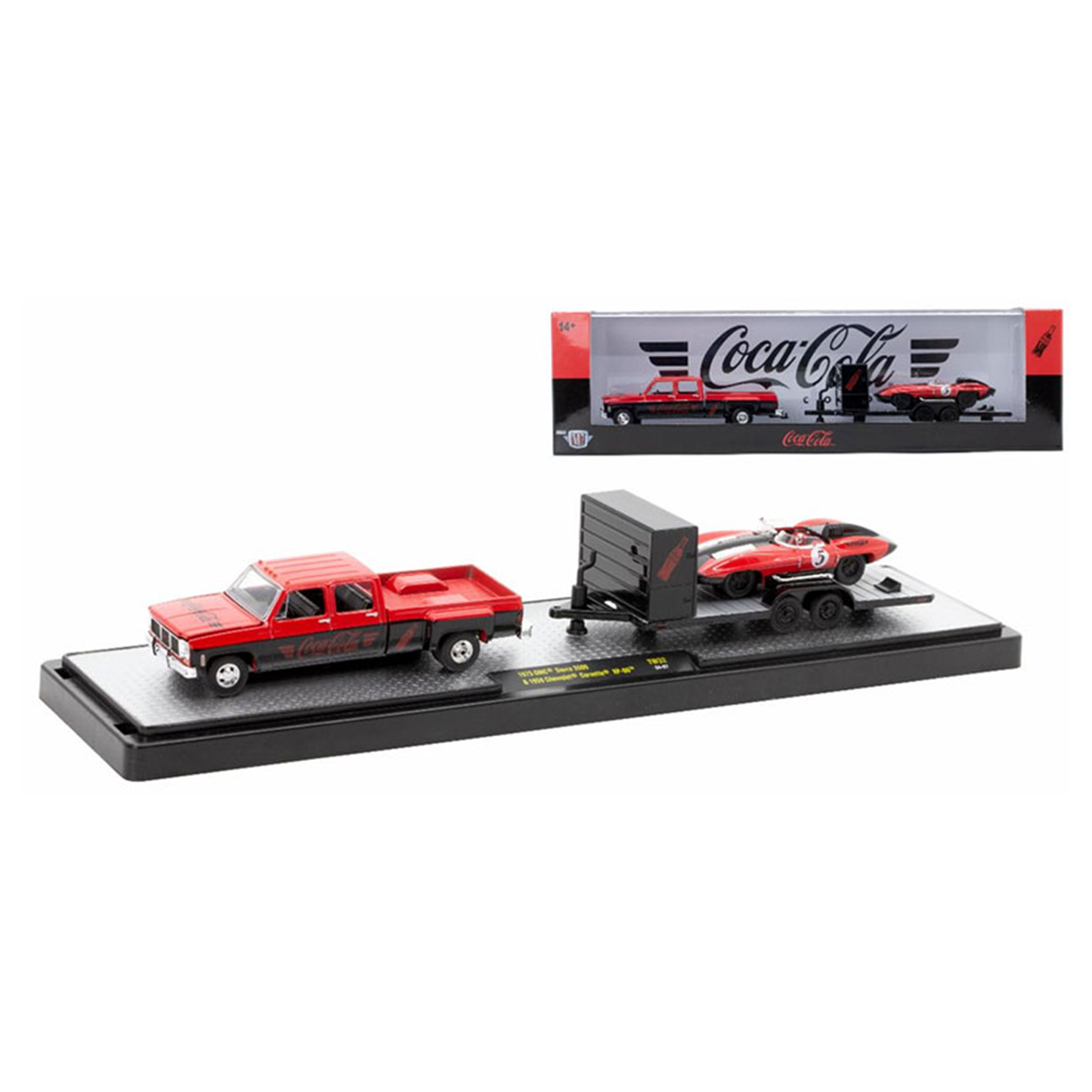 M2 Machines 1973 GMC Sierra 3500 / 1959 Chevrolet Corvette XP-86