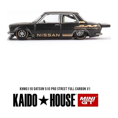 Kaido House X Mini GT Datsun 510 Pro Street Full Carbon V1