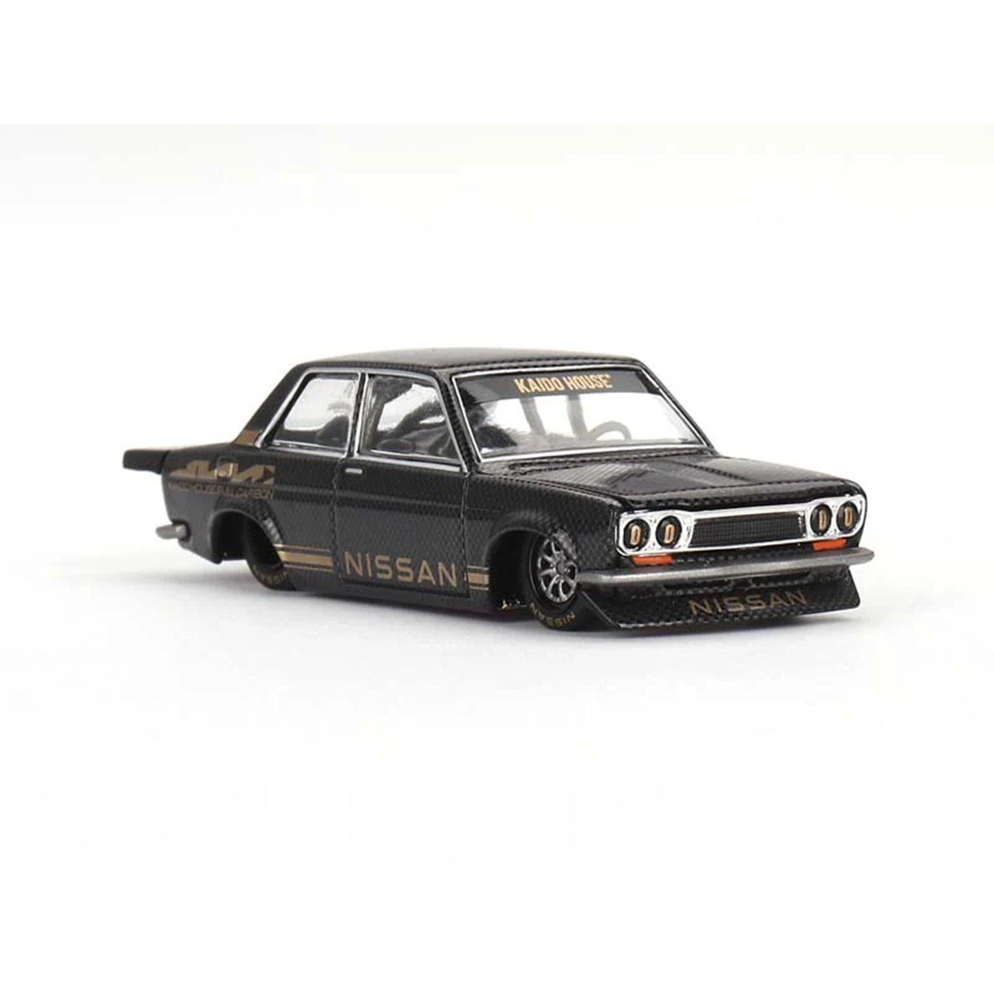 Kaido House X Mini GT Datsun 510 Pro Street Full Carbon V1