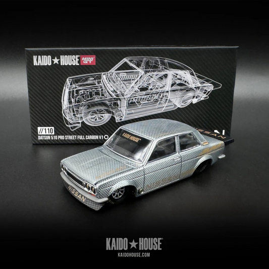 Kaido House X Mini GT Datsun 510 Pro Street Full Carbon V1 - Chase