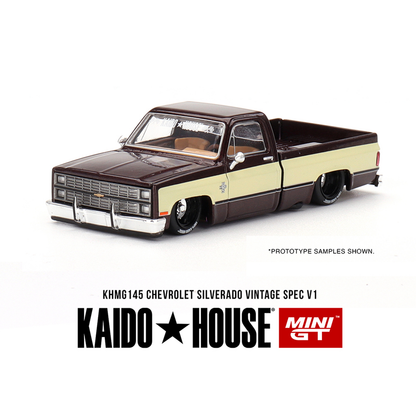 Kaido House X Mini GT Chevrolet Silverado KAIDO Vintage Spec V1