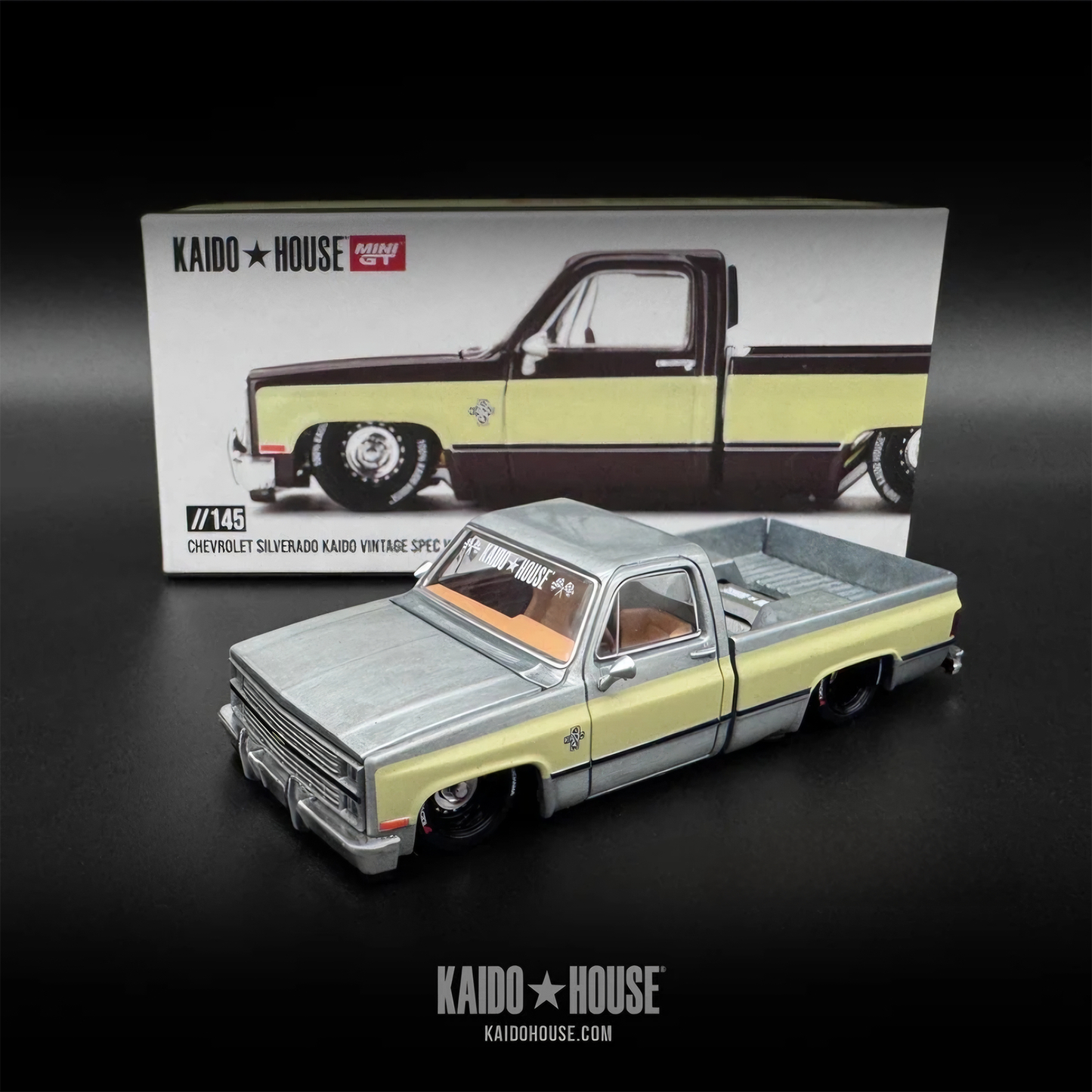 Kaido House X Mini GT Chevrolet Silverado KAIDO Vintage Spec V1 - Chase