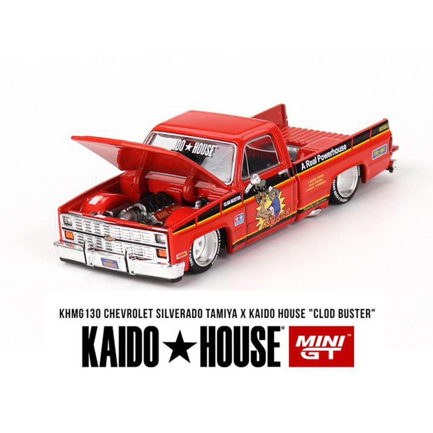 Kaido House X Mini GT Chevrolet Silverado Tamiya x Kaido House “CLOD BUSTER”