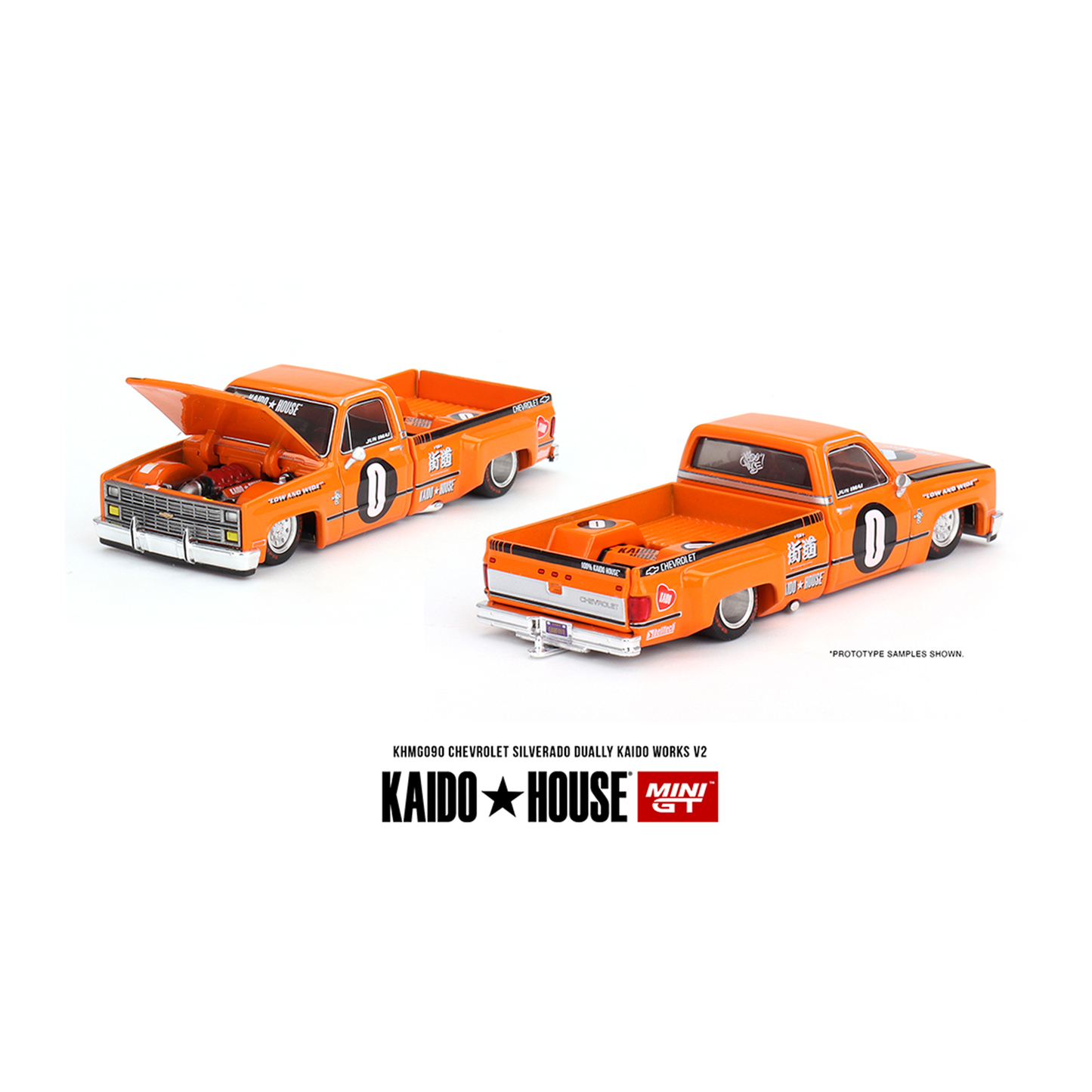 Kaido House X Mini GT Chevrolet Silverado Dually KAIDO WORKS V2