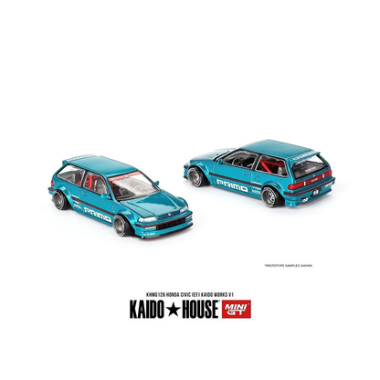 Kaido House X Mini GT Honda Civic (EF) Kaido Works V1