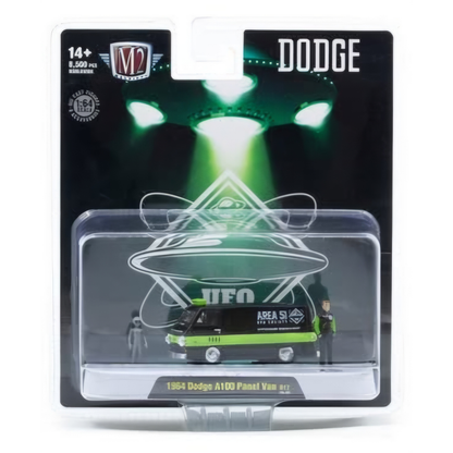M2 Diorama Auto-Figs 1964 Dodge A100 Panel Van "Area 51 Theme"