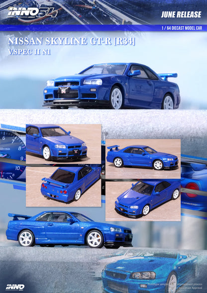 Inno64 Nissan Skyline GT-R R34 V-Spec II Nur