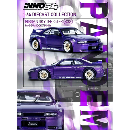 Inno64 Nissan Skyline GT-R R33 Pandem / Rocket Bunny
