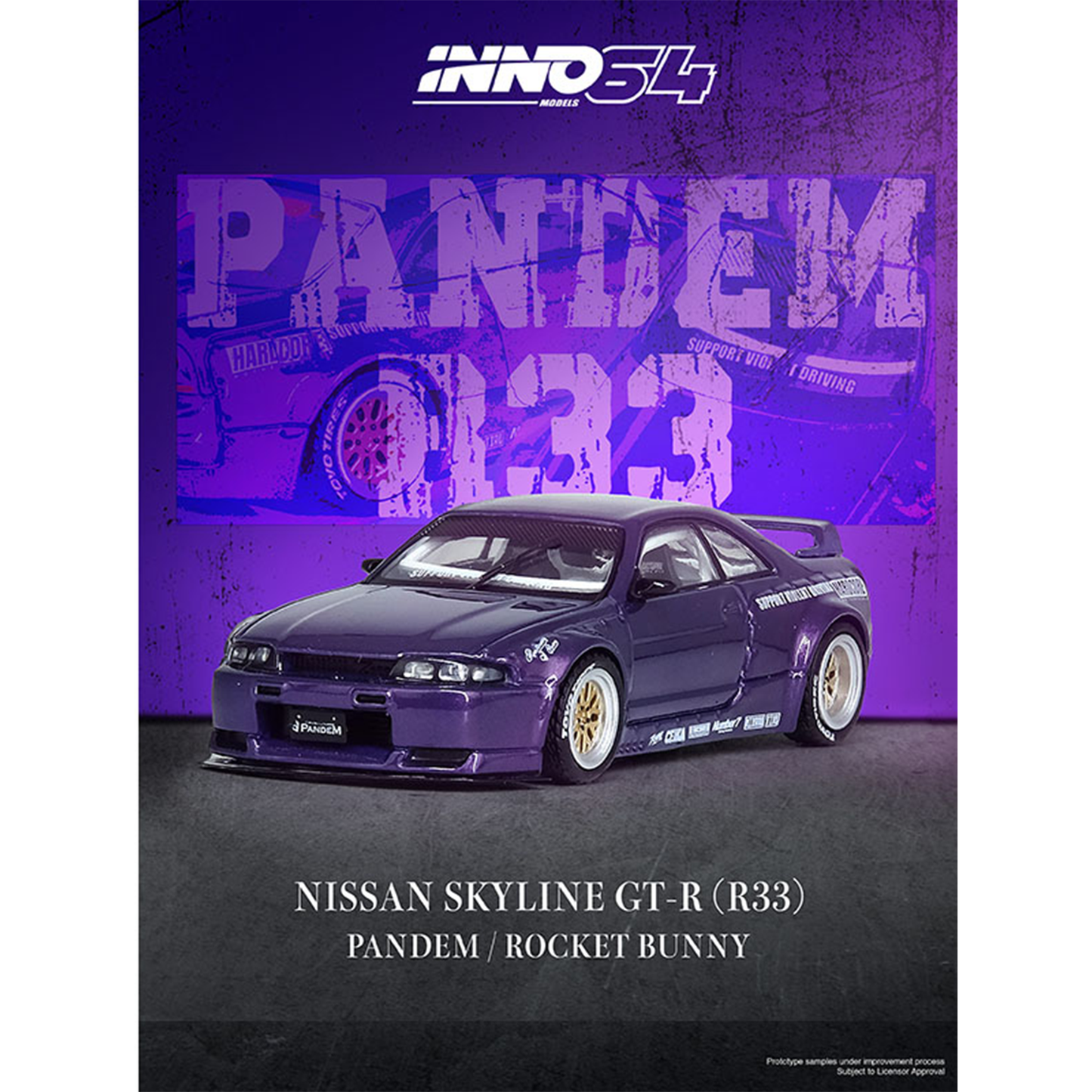 Inno64 Nissan Skyline GT-R R33 Pandem / Rocket Bunny