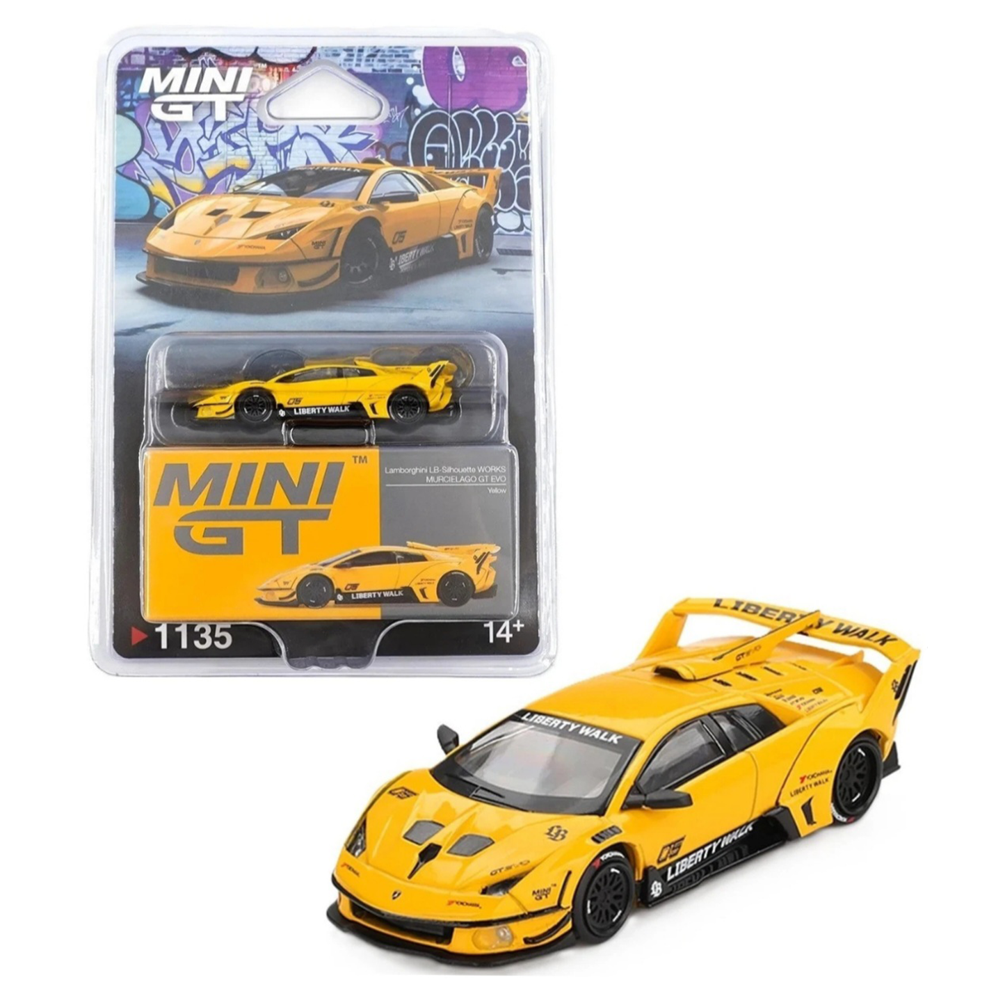 Mini GT Lamborghini LB-Silhouette WORKS MURCIELAGO GT Evo