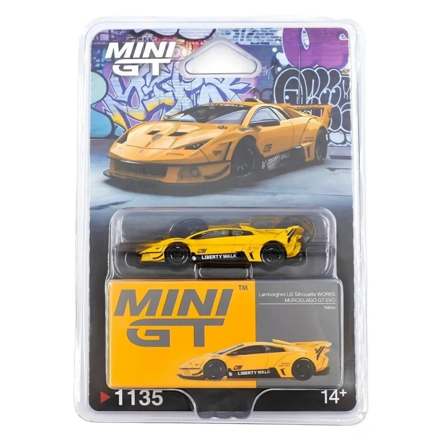 Mini GT Lamborghini LB-Silhouette WORKS MURCIELAGO GT Evo