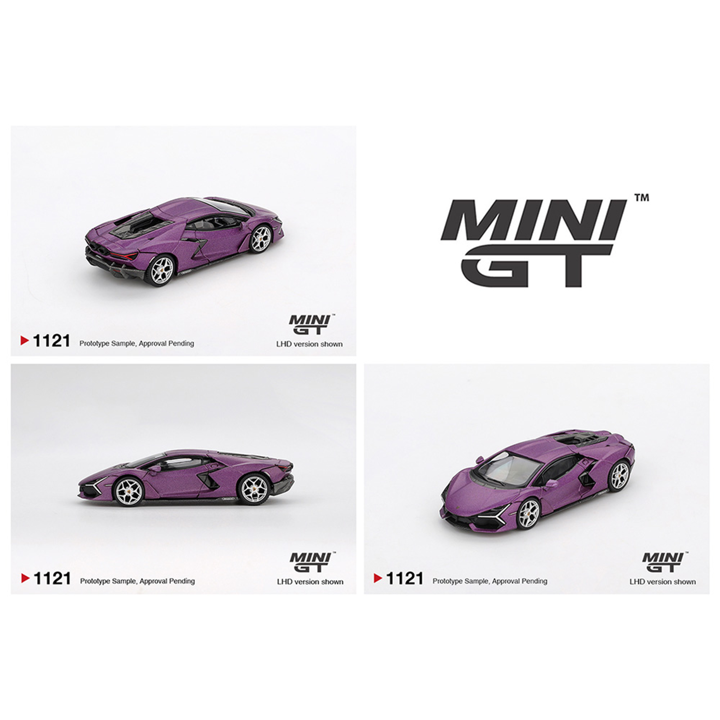Mini GT Lamborghini Revuelto Viola 30th