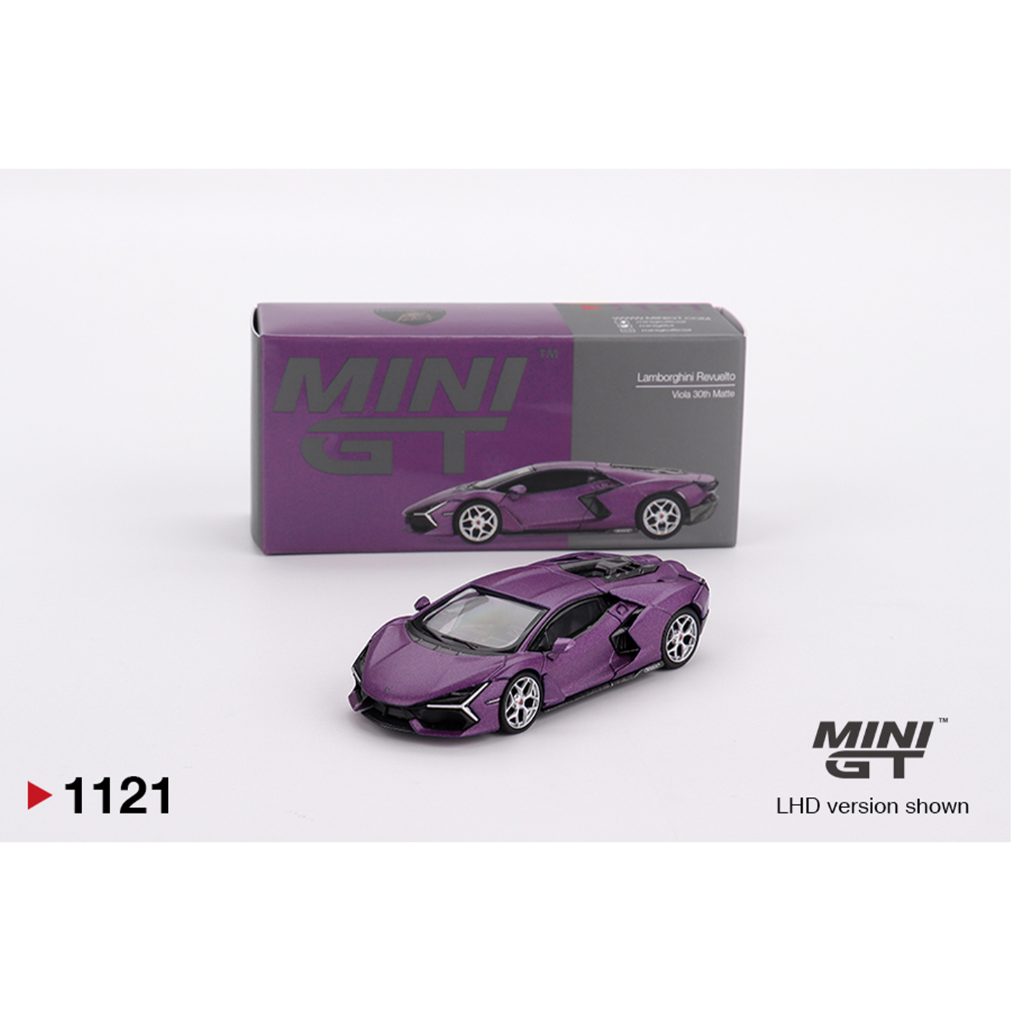 Mini GT Lamborghini Revuelto Viola 30th